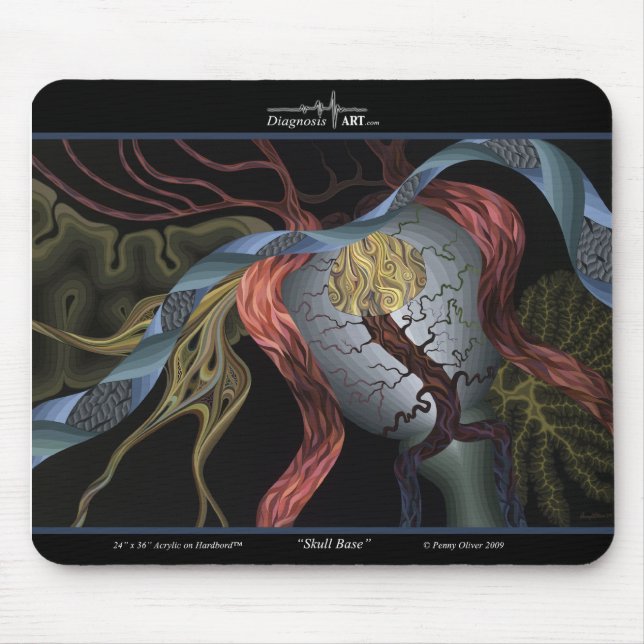 "Skull Base" mousepad!! Mouse Pad (Front)