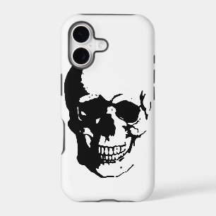 Skull - Black & White Metal Fantasy Art