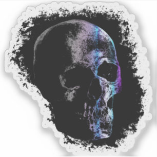 SKULL Blue Purple