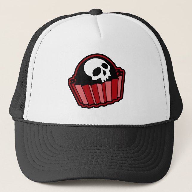 Skull Bonbon Trucker Hat (Front)