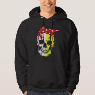 Skull Bones Biker Cool Death Mother 1 Hoodie