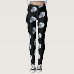 Skull & Bones Halloween Leggings