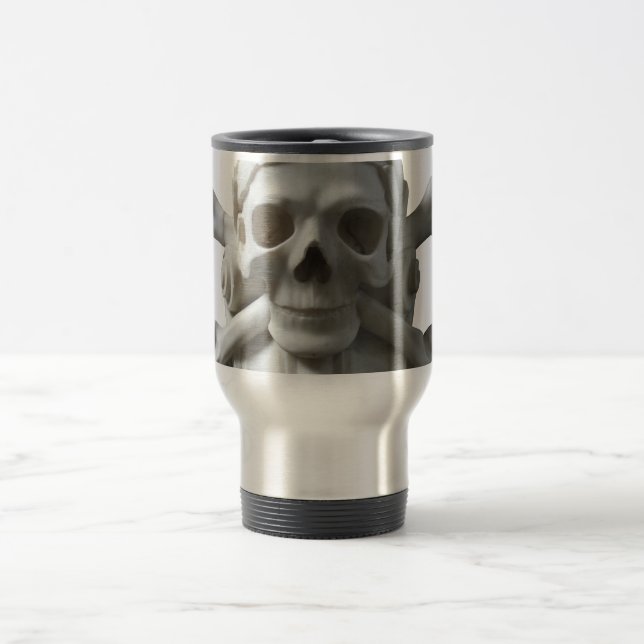 Skull & Bones Pirate Drinking Mug (Center)