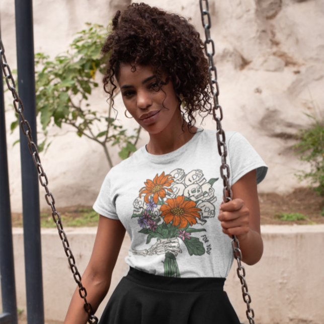 Skull bouquet T-Shirt (Creator Uploaded)