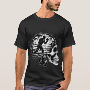 Skull Boxing Ring Mindfight T-Shirt