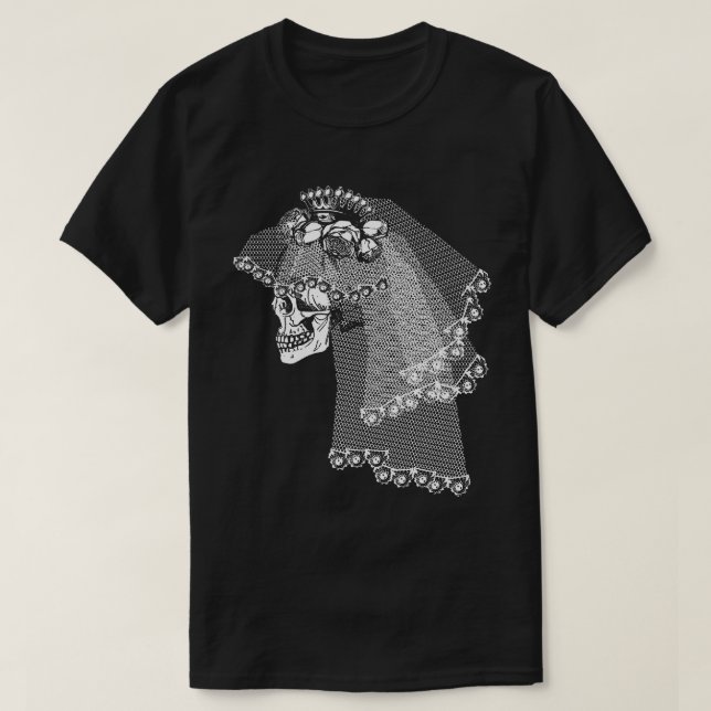 Skull Bride T-Shirt (Design Front)