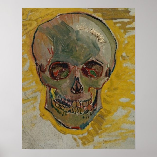 Skull by Vincent Van Gogh  Poster (Front)