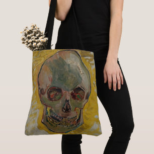 Skull by Vincent Van Gogh Tote Bag