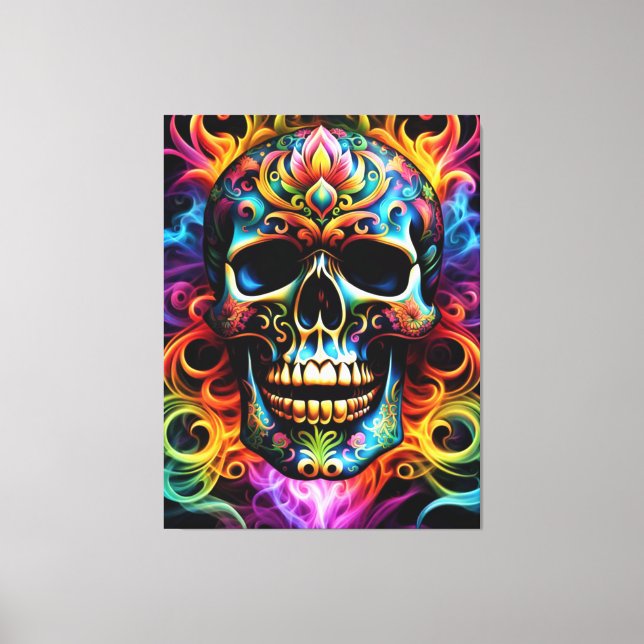 Skull Canvas Print (Front)