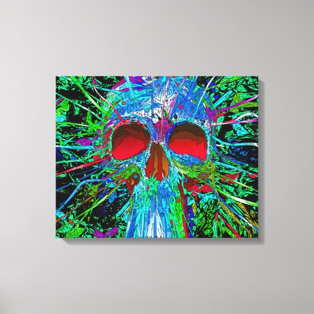 Skull Canvas Print (Front)