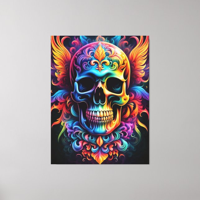 Skull Canvas Print (Front)