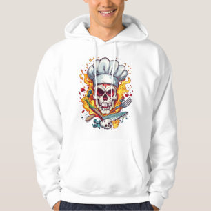 Skull Chef Madness � Funny Cooking Skeleton Hoodie