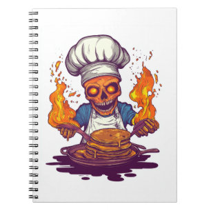 Skull Chef Madness � Funny Cooking Skeleton Notebook