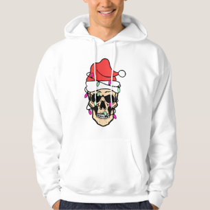 Skull Christmas Lights Hoodie