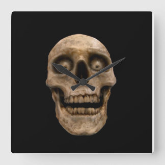 skull clock