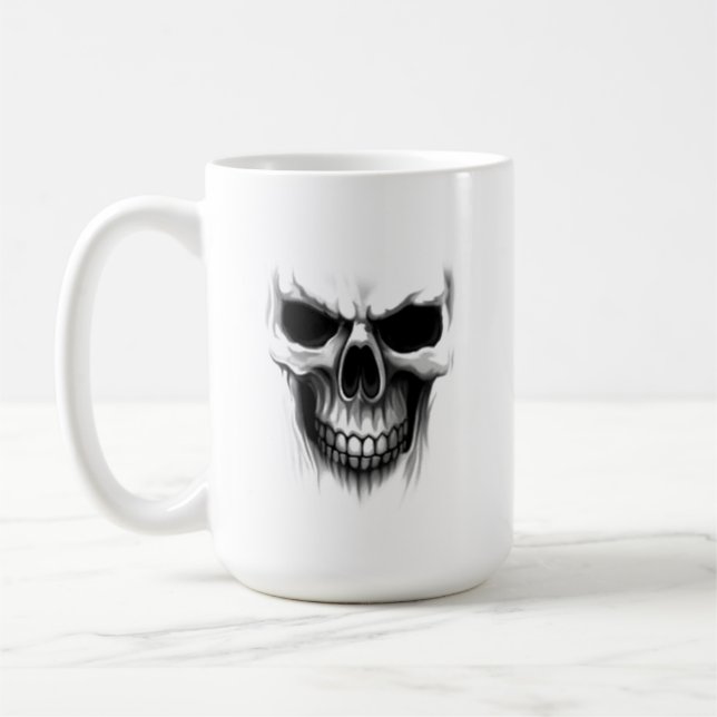 Skull Coffee Mug (Left)