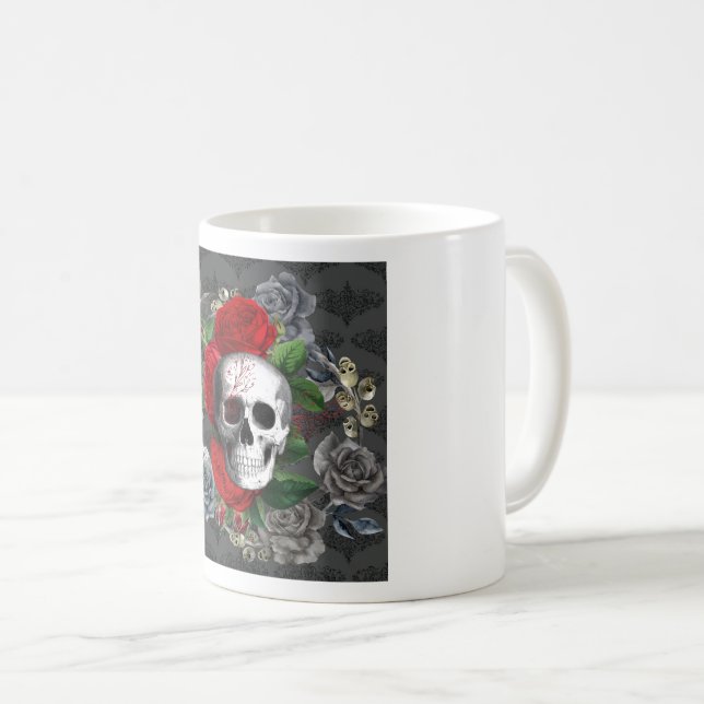Skull Coffee Mug (Front Right)