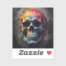 Skull colored head