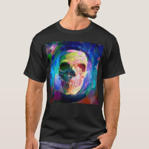 Skull colourful painting T-Shirt
