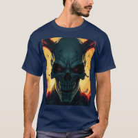 Skull Comics Style Illustration Fantasy Art