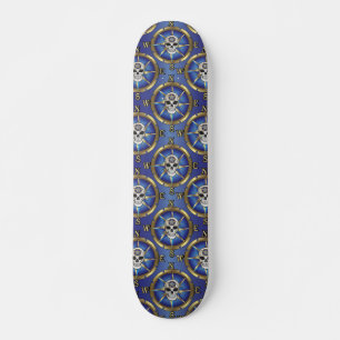 Skull Compass Skateboard