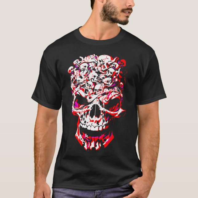 Skull Compilation: A Dance of Bones T-Shirt (Front)