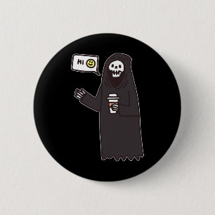 Skull Concert Graphic Tees Funny Gothic Y2K Hallow 6 Cm Round Badge