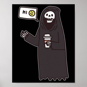 Skull Concert Graphic Tees Funny Gothic Y2K Hallow Poster