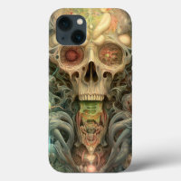 Skull Creepy Surreal Horror Art 