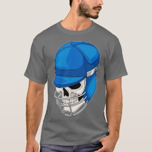 Skull Cricket Helmet T-Shirt