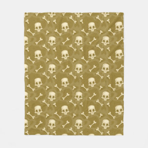 Skull & Cross Bones themed fleece blanket