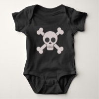 Skull & Crossbones Baby Suit Baby Bodysuit