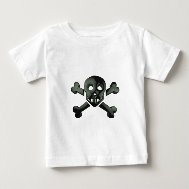 skull crossbones baby T-Shirt (Front)