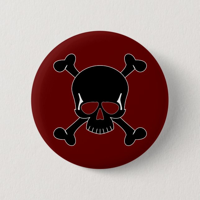 Skull & Crossbones Button (Front)
