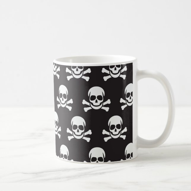 Skull & Crossbones Coffee Mug (Right)