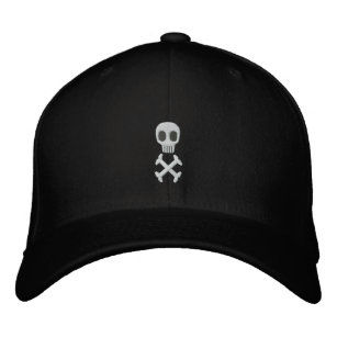 Skull & Crossbones Embroidered Hat