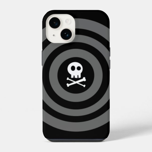 ~ Skull + Crossbones ~ iPhone Case (Back)