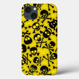Skull & Crossbones Pattern iPhone 13 Case