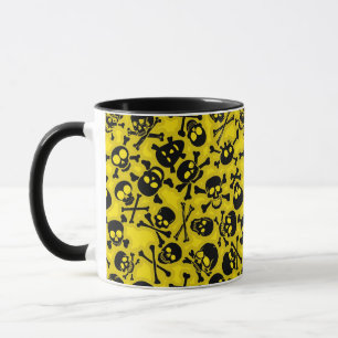Skull & Crossbones Pattern Mug