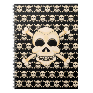Skull & Crossbones Spiral Notebook
