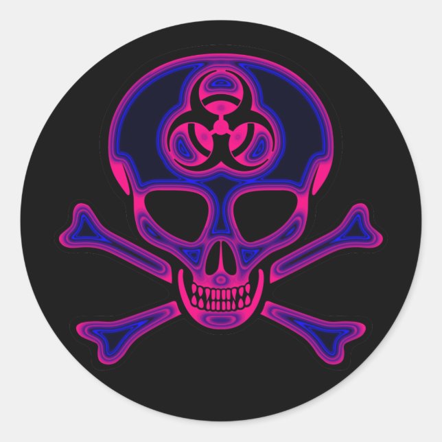 Skull & Crossbones Sticker (Front)