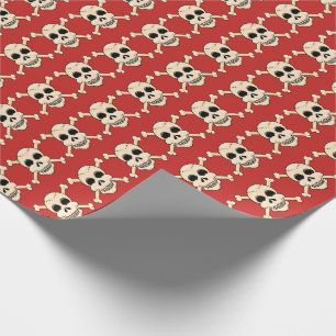 Skull & Crossbones Wrapping Paper