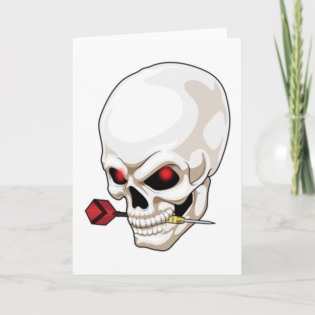 Skull Darts Dart Card (Front)