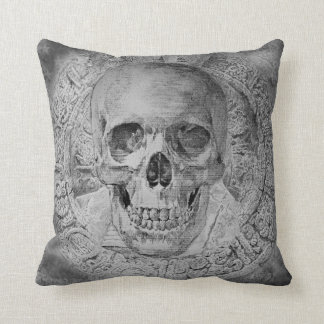 Skull Design on Throw Pillow