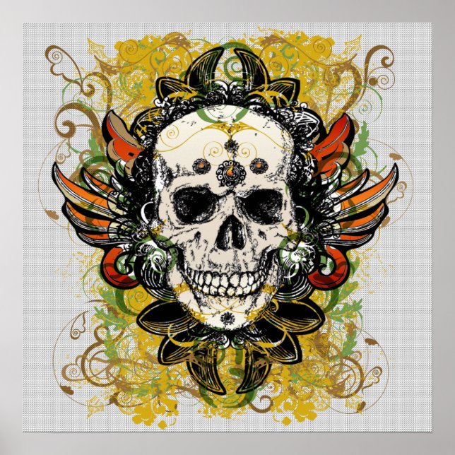Skull Design Poster (Front)