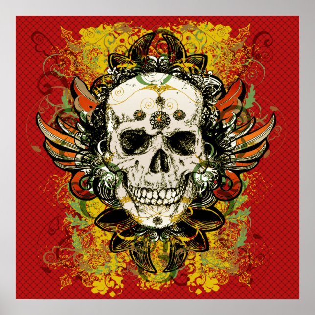 Skull Design Poster (Front)