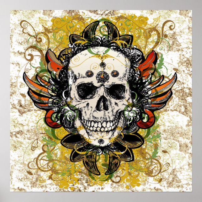 Skull Design Poster (Front)