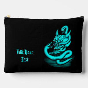 Skull - Devil Head with Snake Accessory Pouch