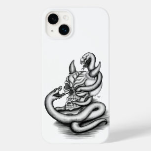 Skull - Devil Head with Snake Case-Mate iPhone 14 Plus Case