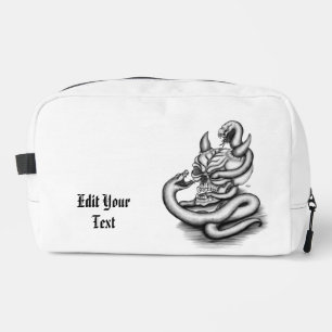Skull - Devil Head with Snake Dopp Kit